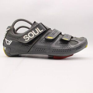 Pearl Izumi Soul Cycle Road Cleats Men's Size EU Size 44 Gray Cycling Shoes